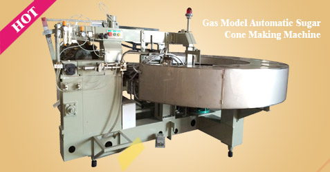 Gas Model Automatic Sugar Cone Making Machine