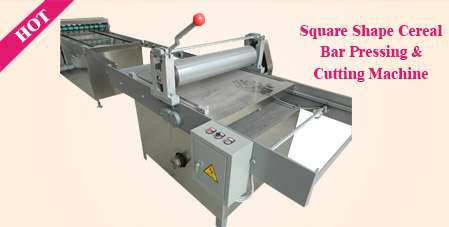 Square Shape Cereal Bar Pressing & Cutting Machine
