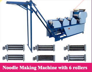 Noodle Making Machine with 6 rollers