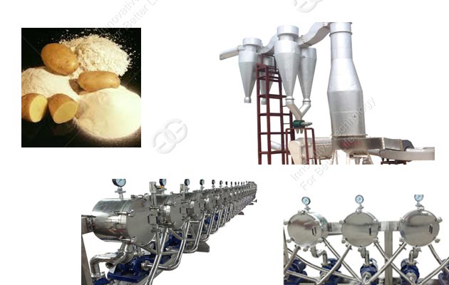Potato Starch Processing Line 1000kg/h