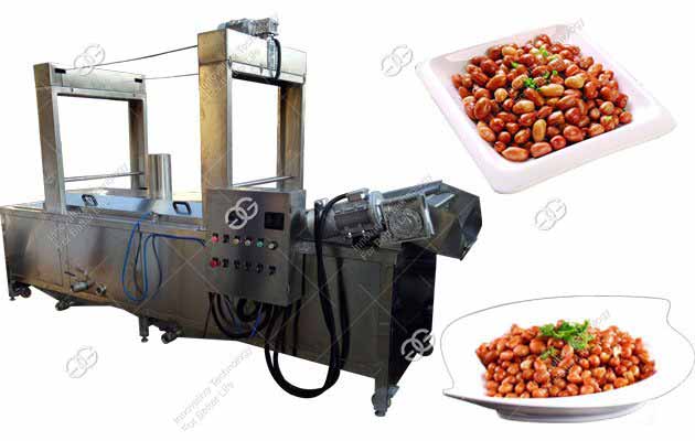 300KG/H Peanut Frying Processing Equipment|Groundnut Frying M