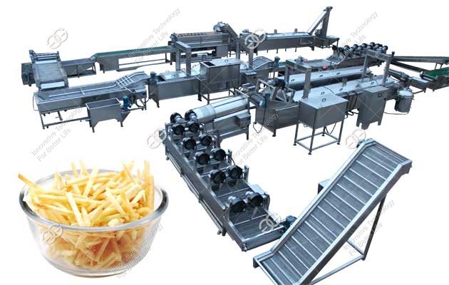 French Fries Making Machine|Finger Chips Production Line Quot
