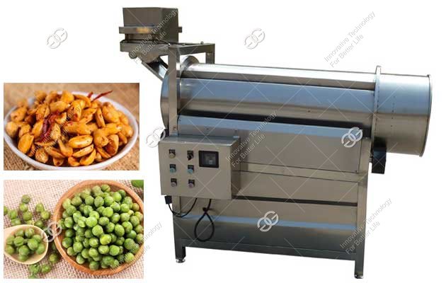 Commercial Peanut Green Peas Seasoning Machine For Sale