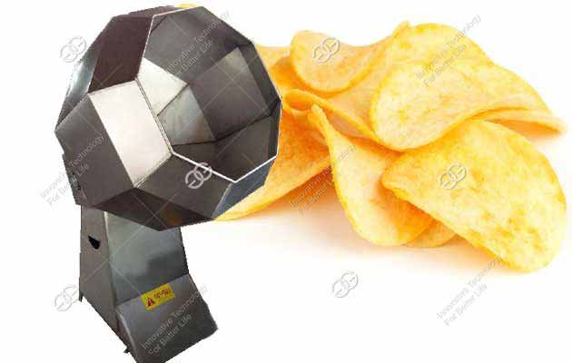 Automatic Stainless Steel Potato Chips Seasoning Machine For 