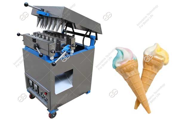 12 Mould Commercial Ice Cream Cone Maker Machine For Sale