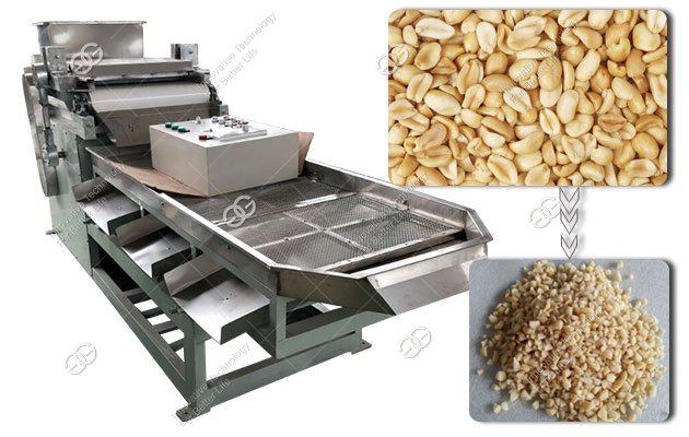 Roasted Groundnut Cutting Machine|Commercial Peanut Almond Ch