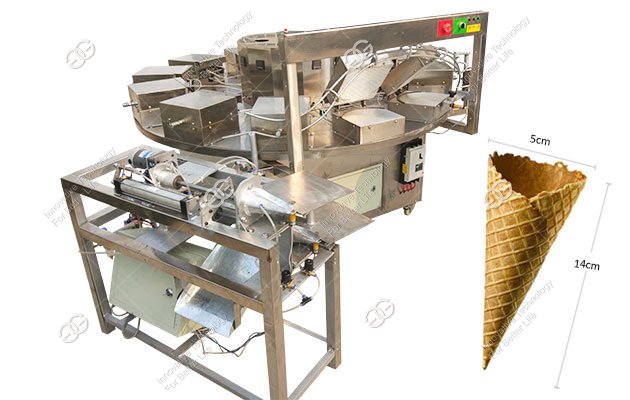 China 600PCS/H Ice Cream Cornetto Baking Machine Price