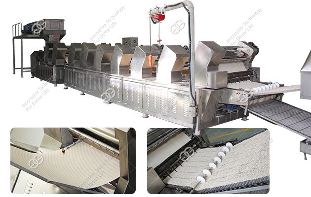 Fully Automatic Instant Noodle Making Machine in China