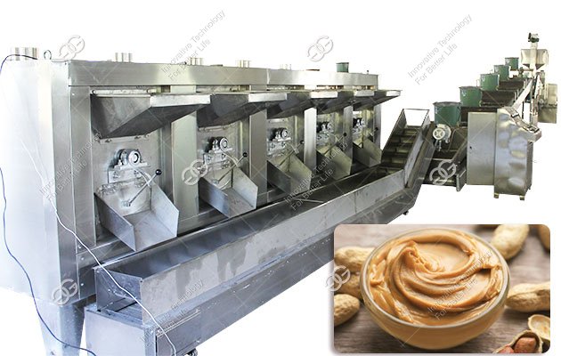 Small Scale Peanut Almond Butter Processing Line Factory 100K