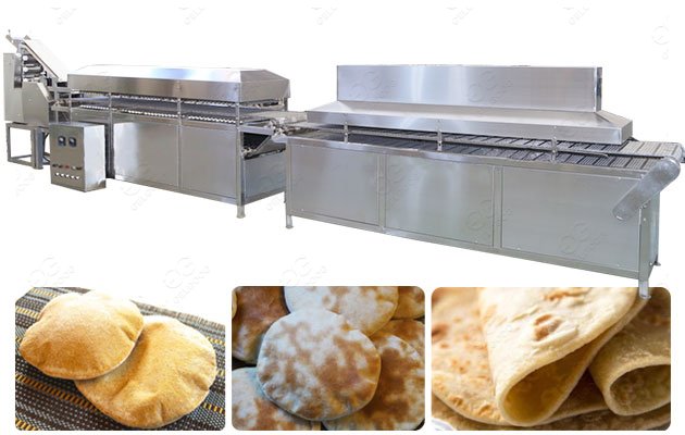 1000pcs/h Khubz(khubas) Arabic Bread Machine in Kuwait
