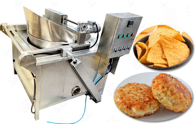 SS Fishcake Frying Machine in Korea|Corn Chips Fryer Automati