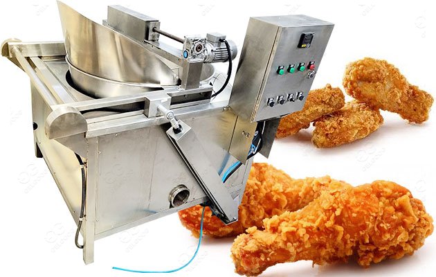 Stainless Steel Fried Chicken Broast Frying Machine PLC Contr