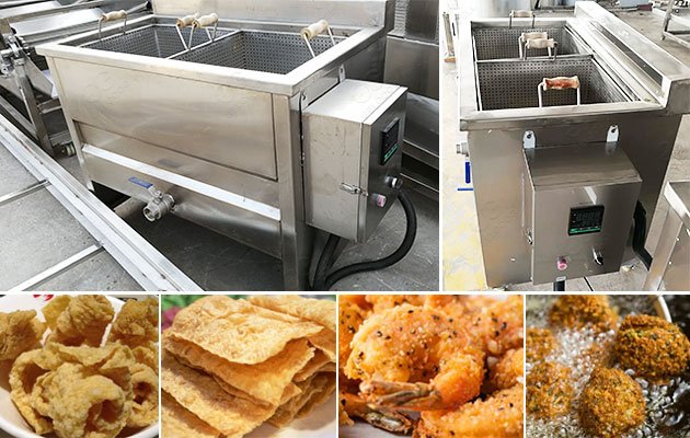 Commercial Deep Frying Bean Curd Skin Machine to Malaysia