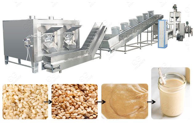500KG/H Sesame Butter Production Line From GELGOOG