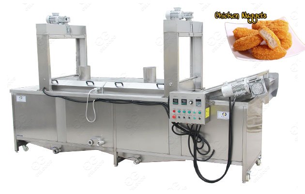 Automatic Chicken Wings Frying Machine|Chicken Nuggets Fryer 