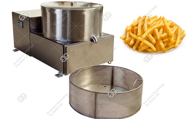 french fries deoiling machine