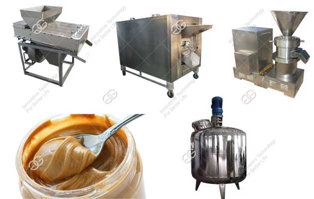 composition of peanut butter production line