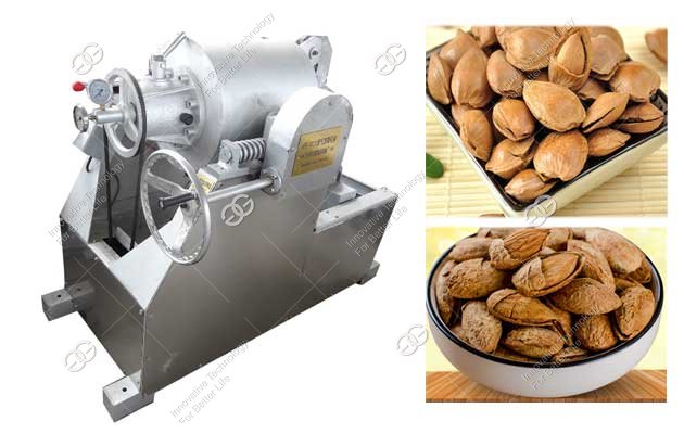 how to open almond shell with machine