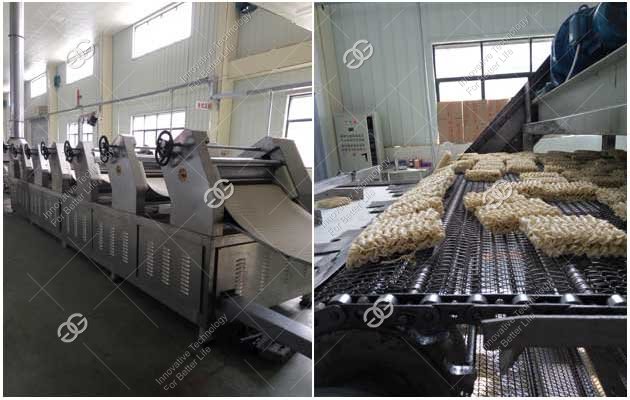 non fried instant noodle making machine line