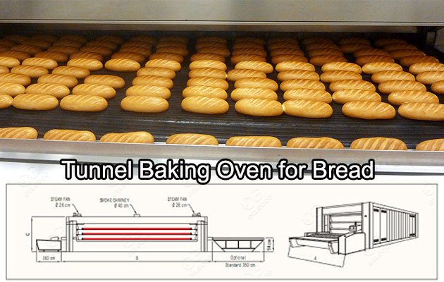 Industrial Tunnel Oven for Bakery