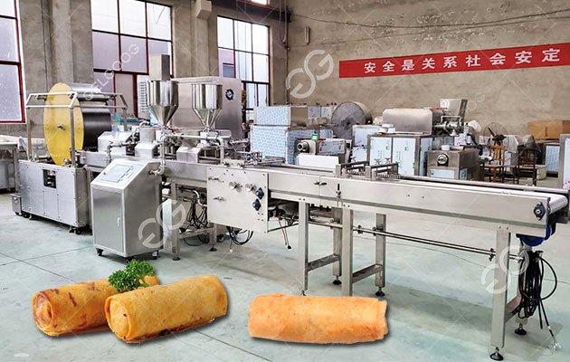 Spring Roll Making Machine in Factory Price
