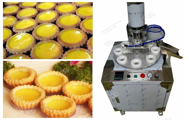 Egg tart making shell machine