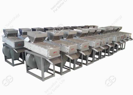 Peanut peeling machine design