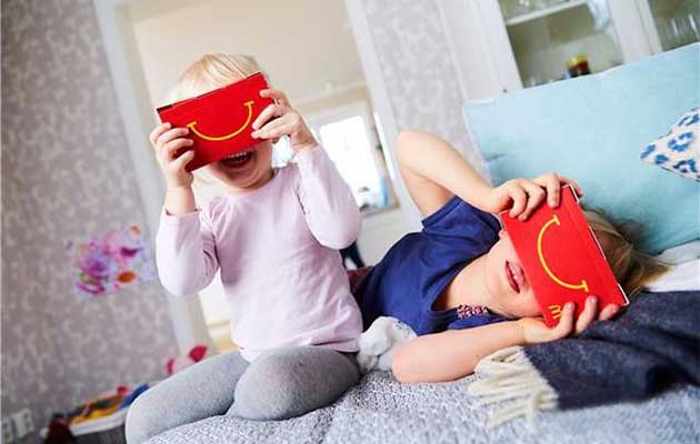 French fries VR glass