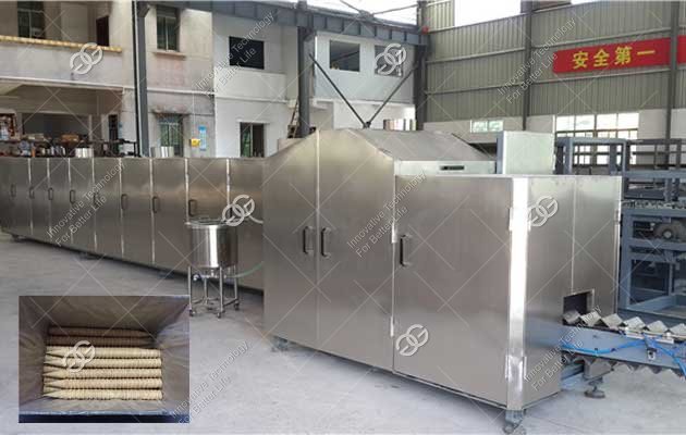 <b>Full Automatic Crisp Ice Cream Cones Machine Plant For Sale</b>
