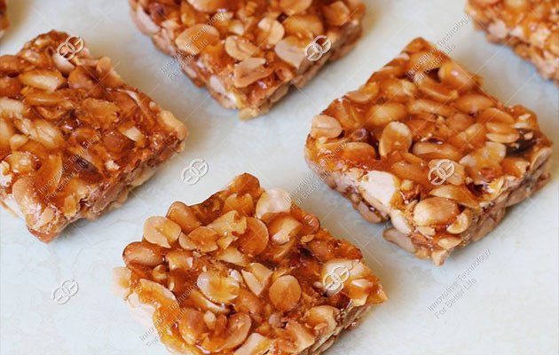 Peanut Brittle Candy Bar Production Process