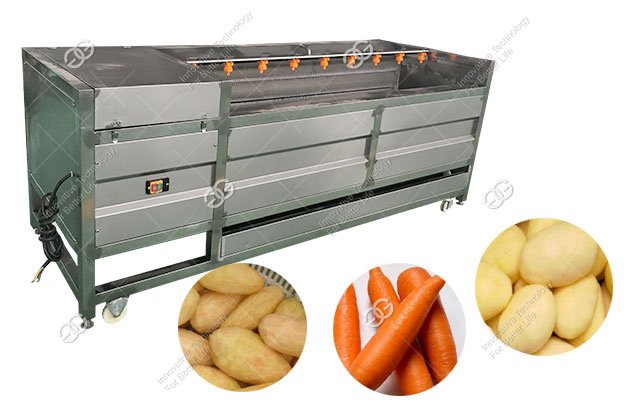 Brush Type Potato Cleaning Machine