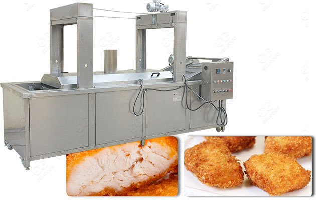 Frying Machine For Processing Fried Chicken Nuggets