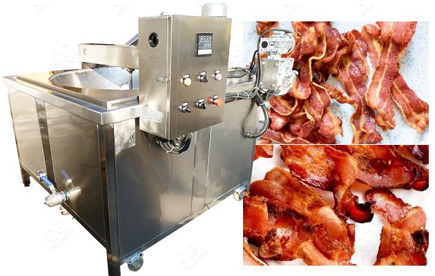 Electric & Gas Crispy Bacon Fryer Machine 100KG/Hour