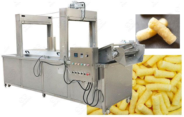 Industrial Puff Corn Snack Frying Machine for Continuous