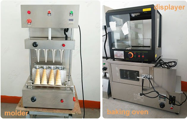 Commercial Pizza Cone Maker Machine from GELGOOG Company