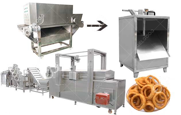 Automatic Onion Ring Production Line For Fried Onion Business