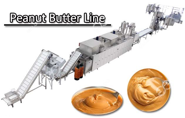Complete Automatic Peanut Butter Production Line 0.5-1T/H