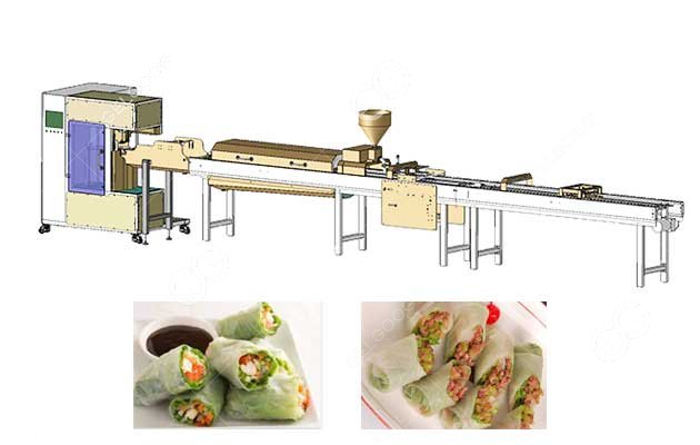 Vietnamese Spring Roll Production Line 1000-2000 pcs/h 