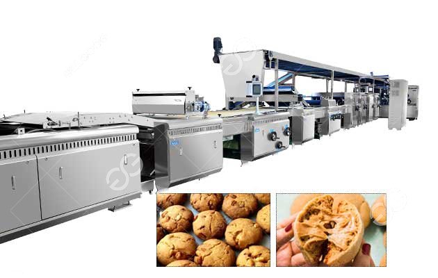 Sandwich Peanut Biscuit Production Line in Automatic