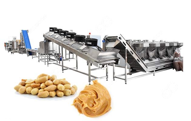 Automatic Peanut Butter Manufacturing Plant Cost 500 kg/h