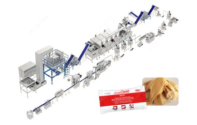 GELGOOG RUTF Peanut Butter Production Line 300-2000 KG/H