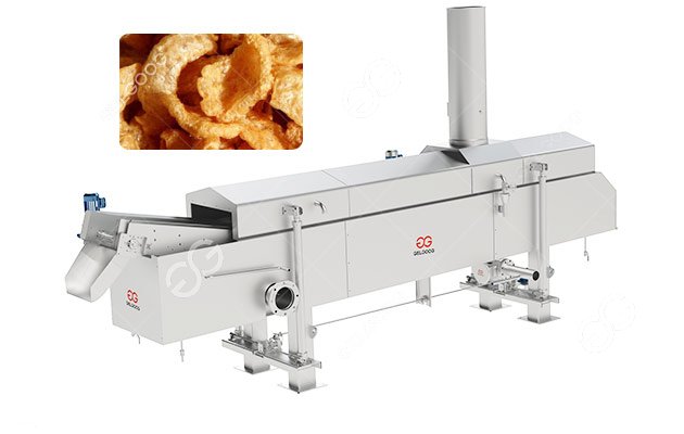 Pork Skin Cracklings Frying Machine High Efficiency