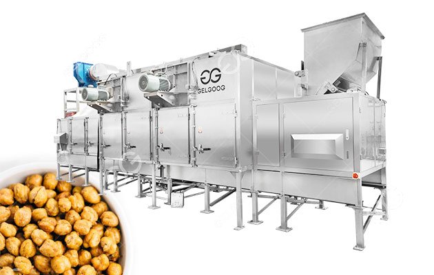 100KG/H Industrial Chana Roaster Machine|Chickpea Roasting Machine Electric