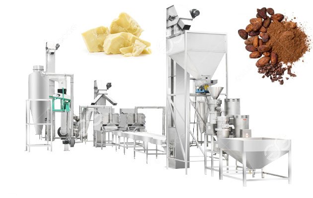 Industrial Cocoa Production Line 500-2000KG/H