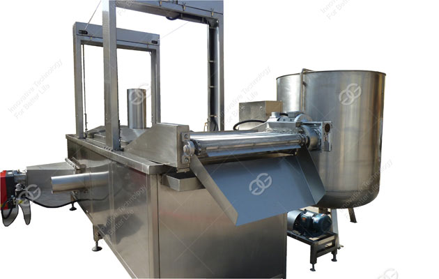 Continuous frying machine