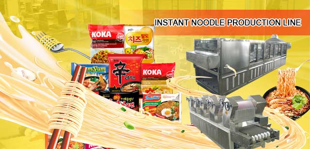 Instant noodle production line