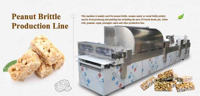 Peanut brittle production line