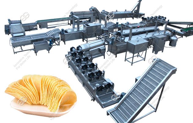 potato chips processing plant
