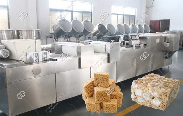 rice krispies treats production line