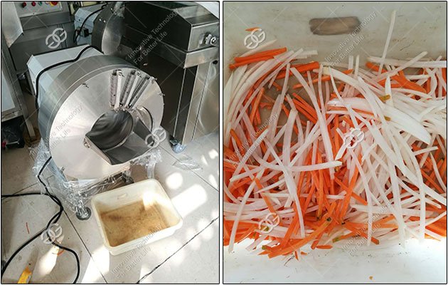 Electric Carrot Strip Cutting Machine